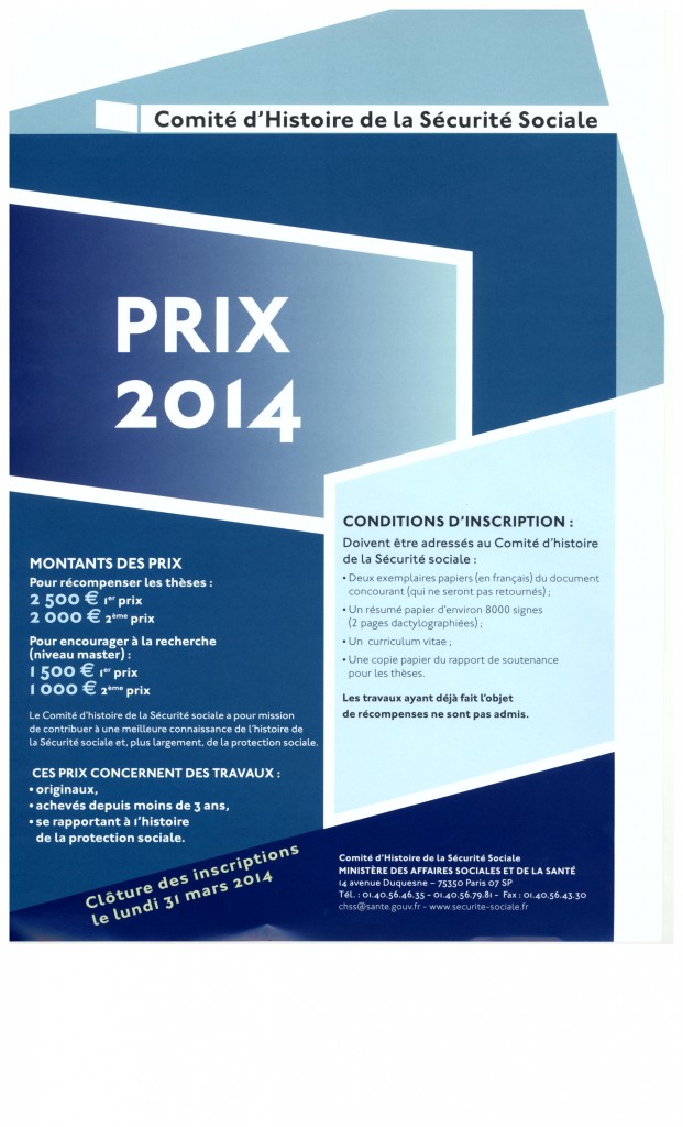 Prix CHSS 2014